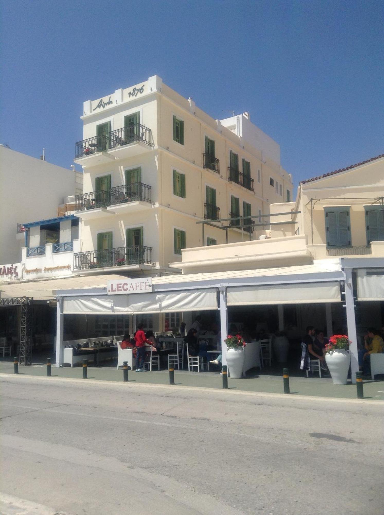 Aegli 1876 Hotel Tinos Bagian luar foto