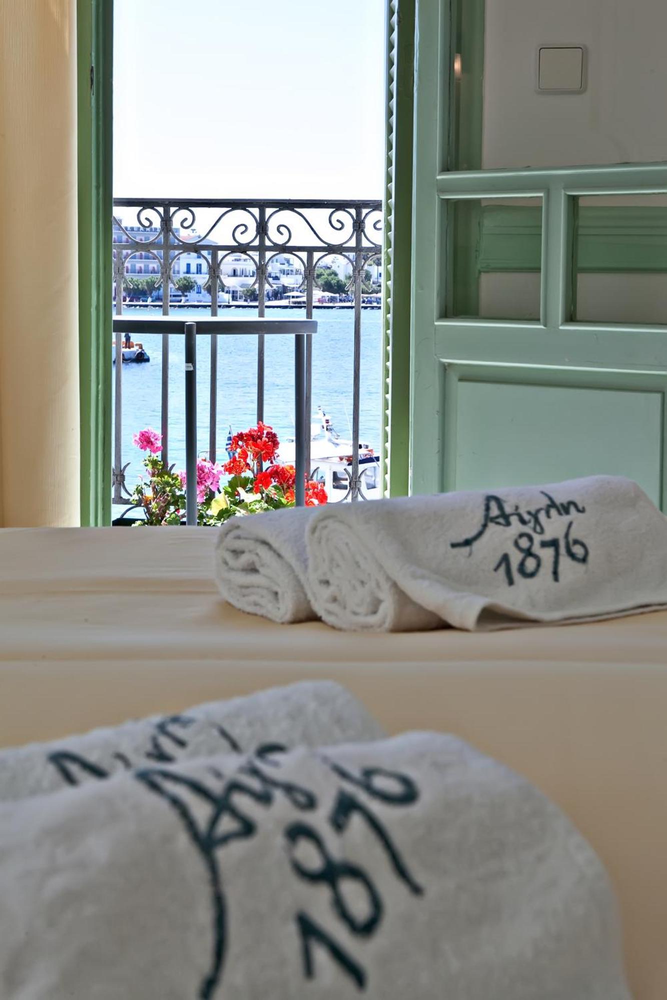 Aegli 1876 Hotel Tinos Bagian luar foto