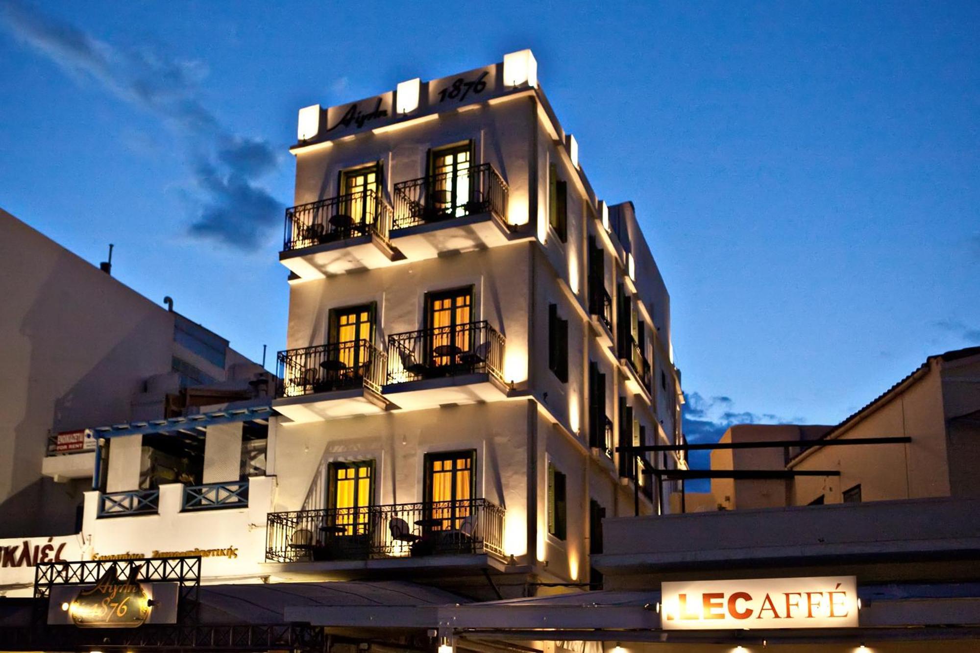 Aegli 1876 Hotel Tinos Bagian luar foto