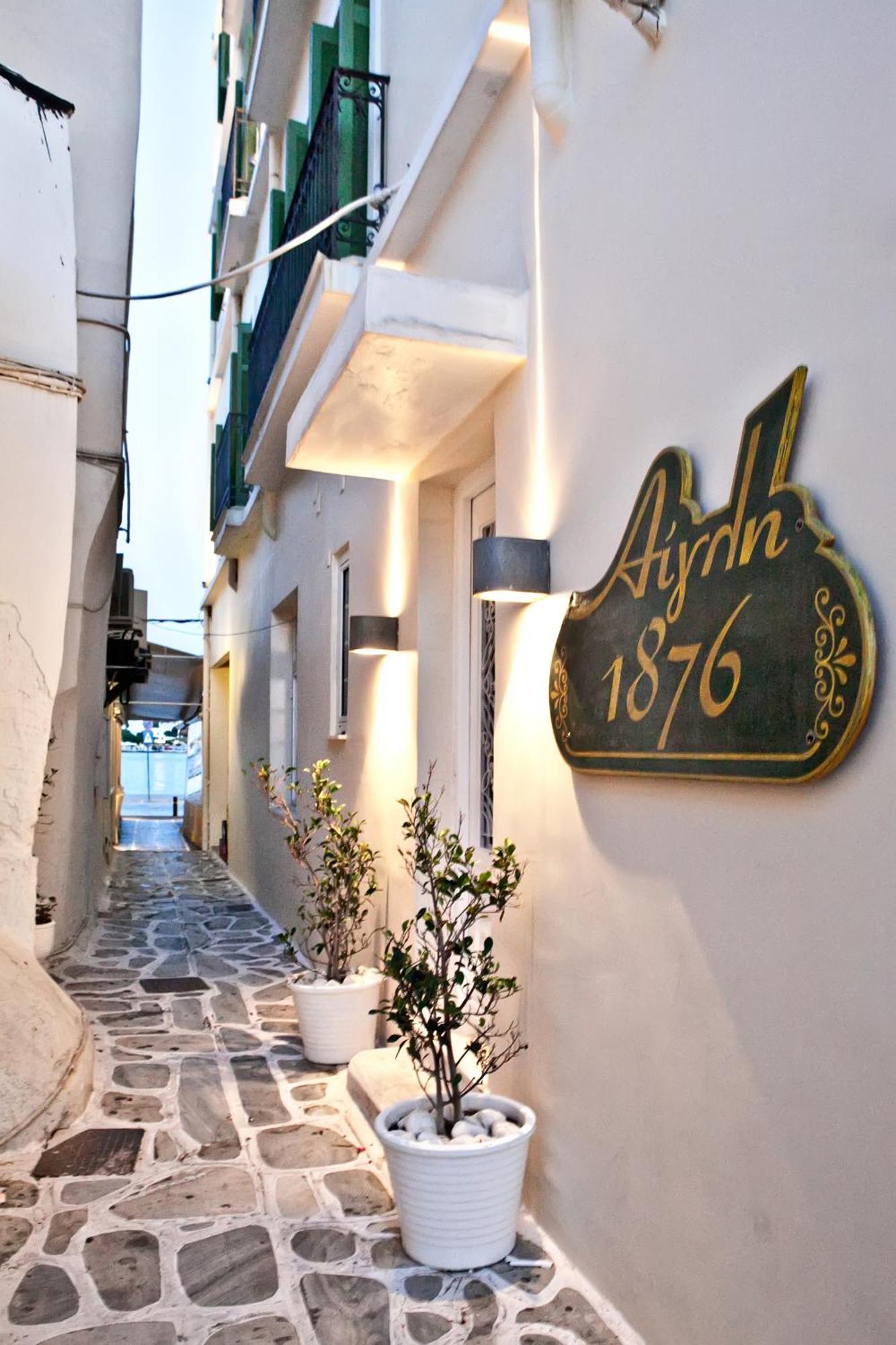 Aegli 1876 Hotel Tinos Bagian luar foto